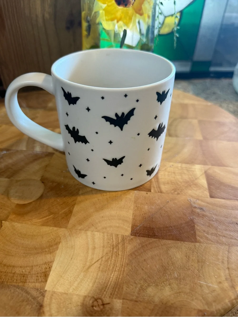 Target Hyde and Eek Black Bat Halloween Mug